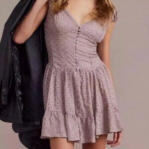 Kimchi Blue Lavender Mini Dress